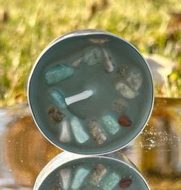 Crystal Infused Tea Light - Amazonite