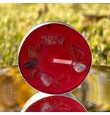 Crystal Infused Tea Light - Fire Quartz / Razz Strawberry