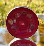 Crystal Infused Tea Light - Fire Quartz / Razz Strawberry