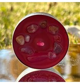 Crystal Infused Tea Light - Fire Quartz / Razz Strawberry