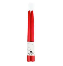 HD Beeswax 12" Taper - Red