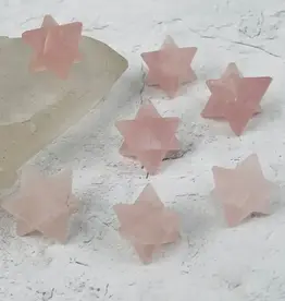 Rose Quartz Merkaba Star