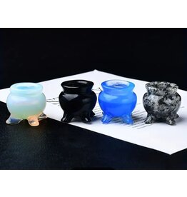 Cauldron Shape Carving - Gemstone