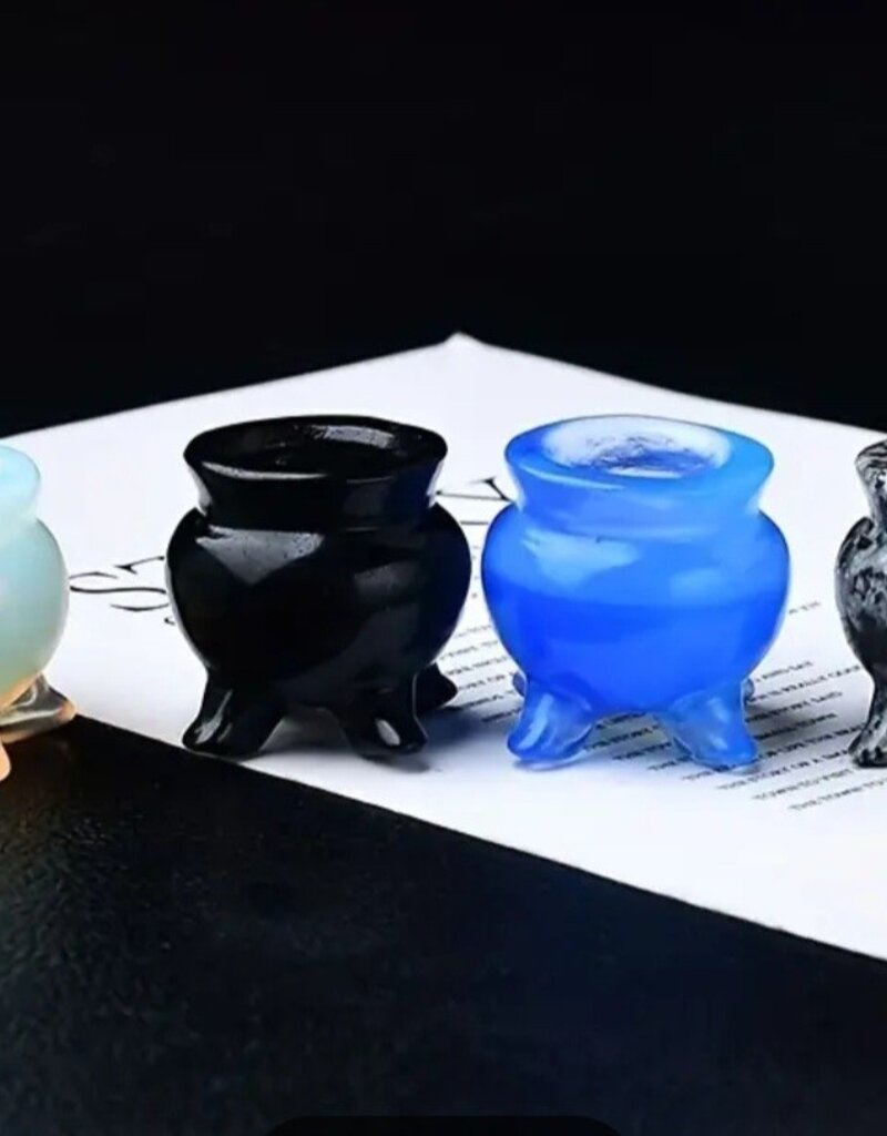 Cauldron Shape Carving - Gemstone