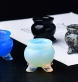 Cauldron Shape Carving - Gemstone