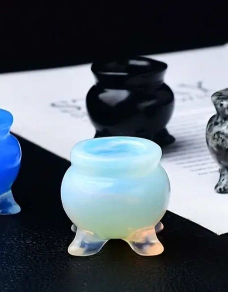 Cauldron Shape Carving - Gemstone