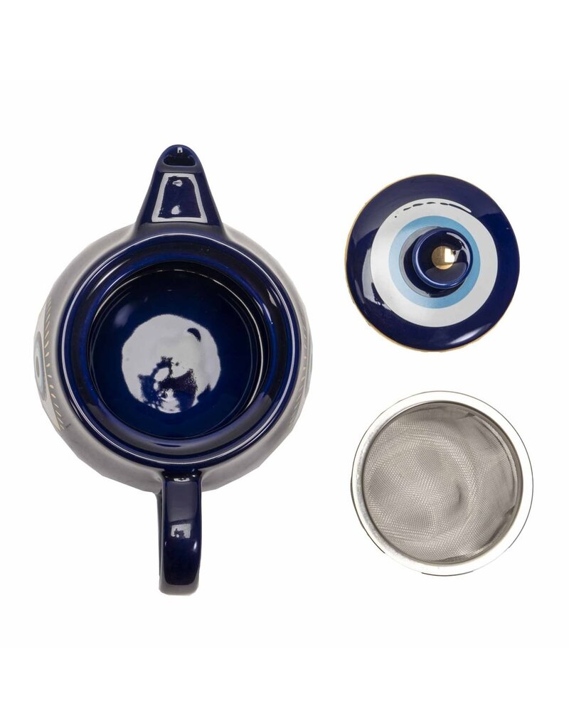 All Seeing Eye Teapot with Strainer