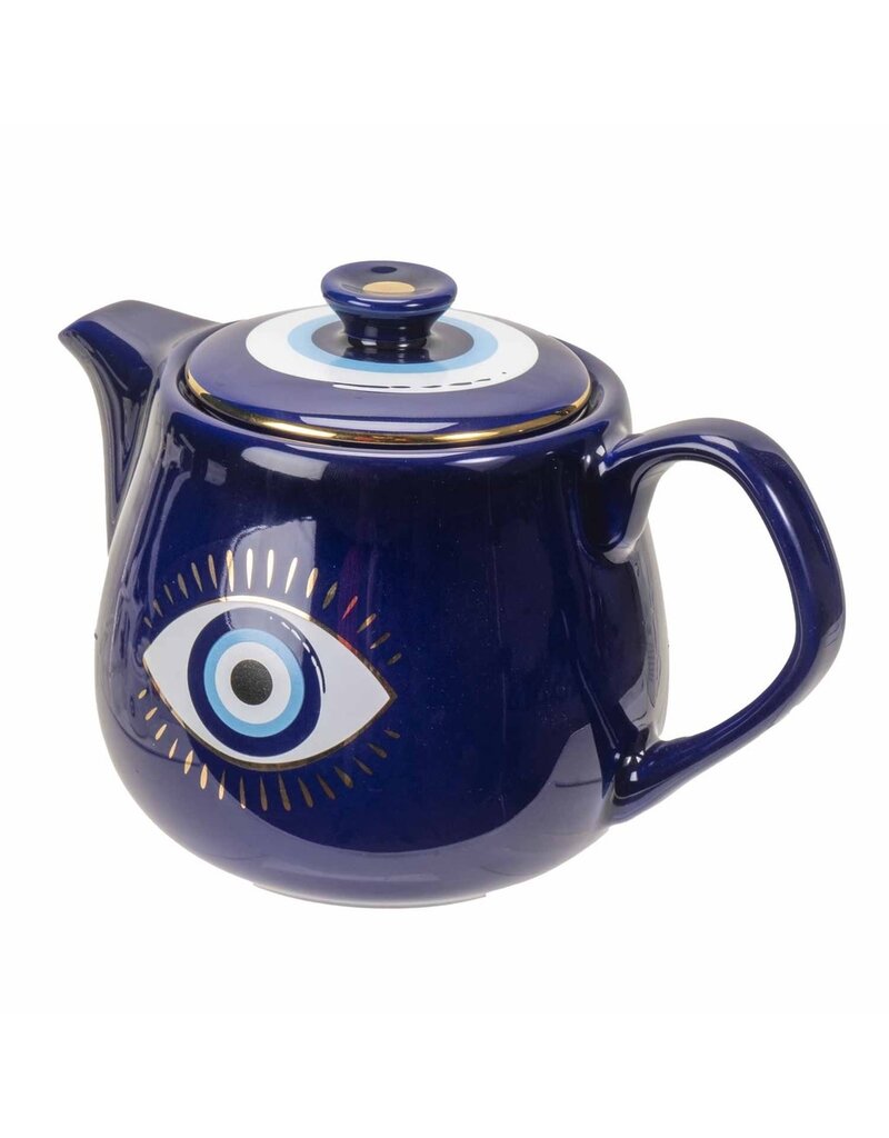 All Seeing Eye Teapot with Strainer