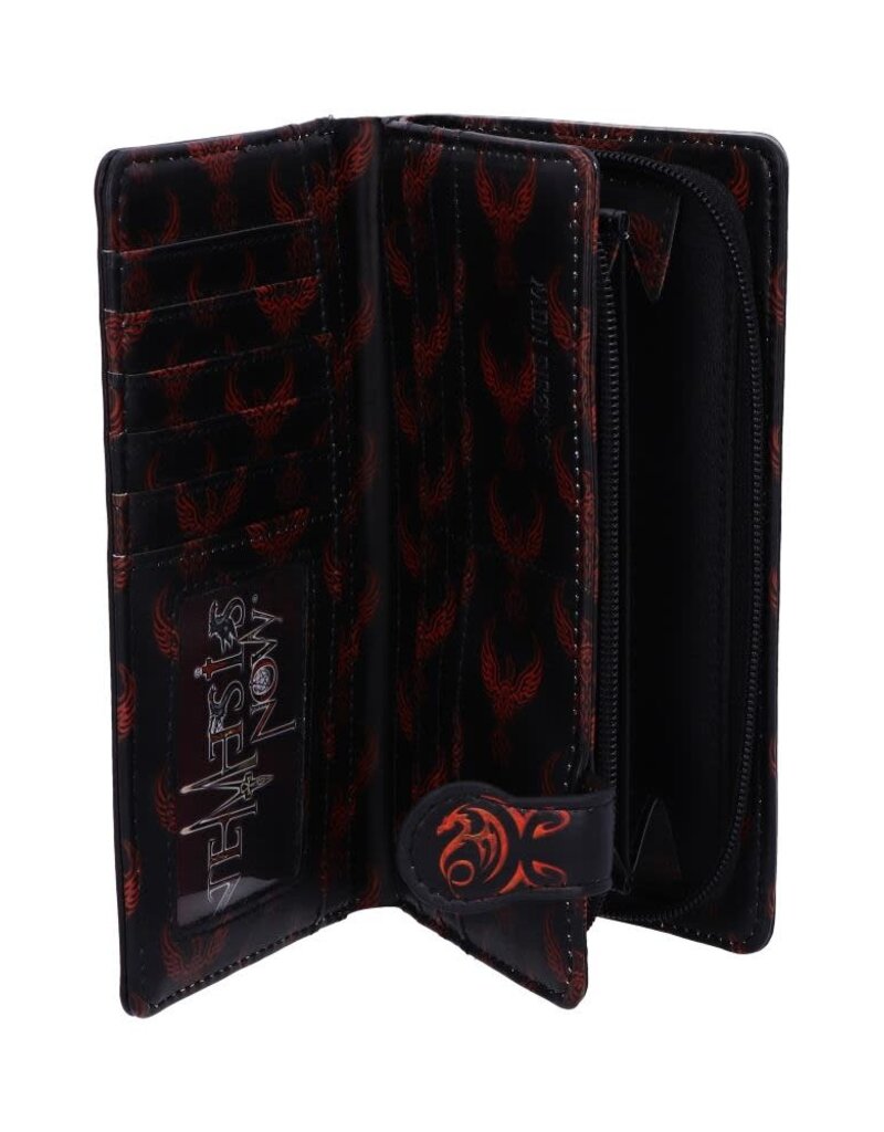 Anne Stokes Phoenix Rising Embossed Purse (AS) 18.5cm