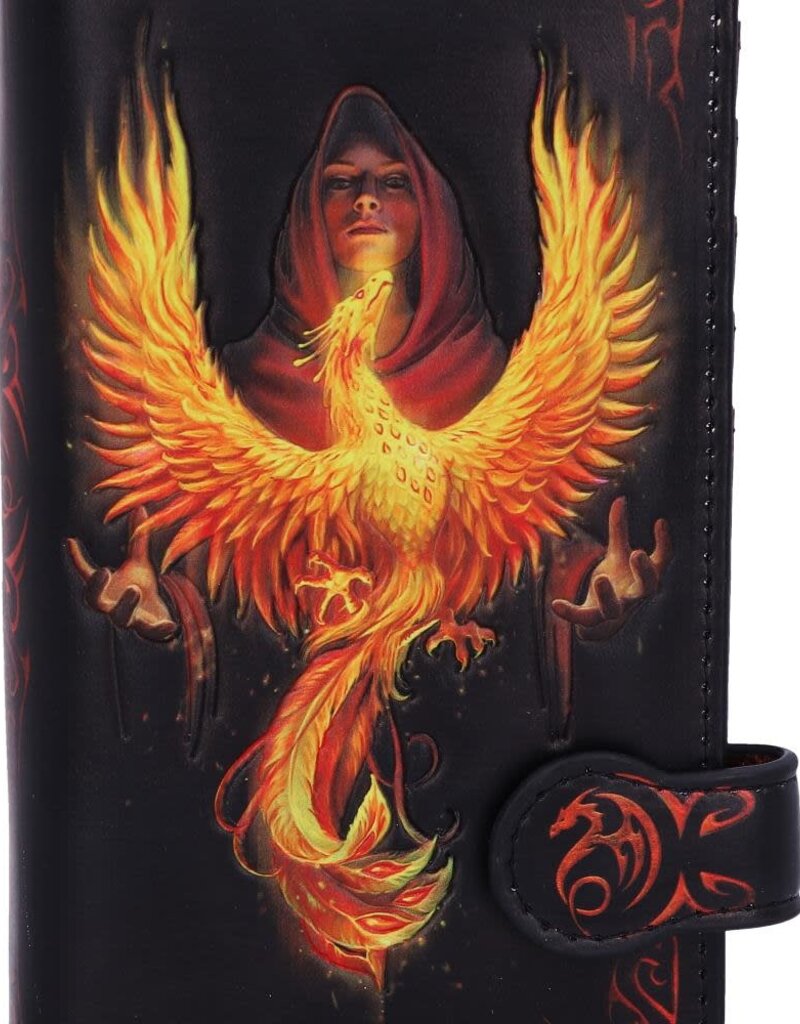 Anne Stokes Phoenix Rising Embossed Purse (AS) 18.5cm