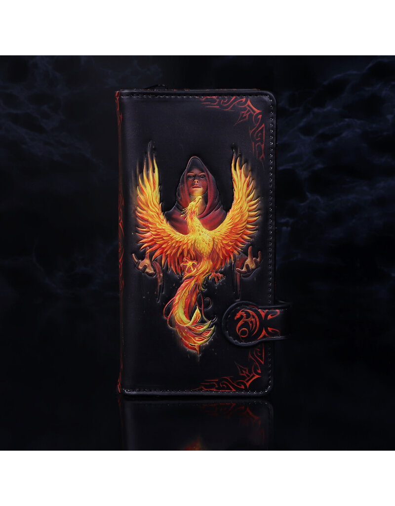 Anne Stokes Phoenix Rising Embossed Purse (AS) 18.5cm