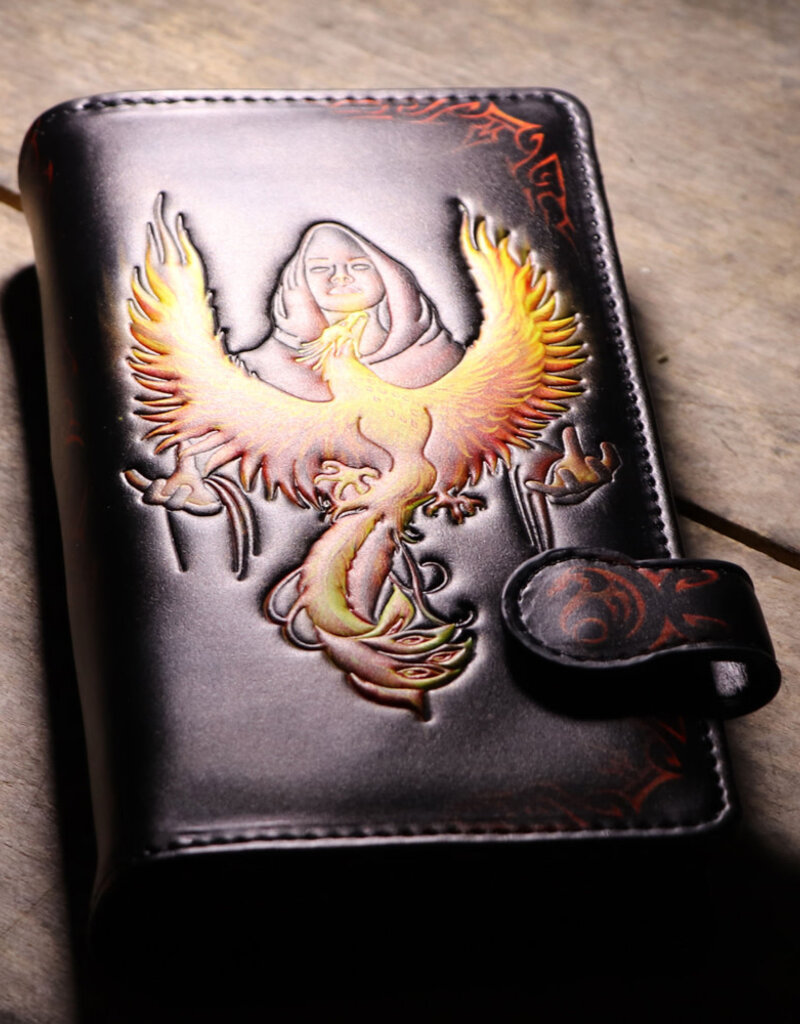 Anne Stokes Phoenix Rising Embossed Purse (AS) 18.5cm