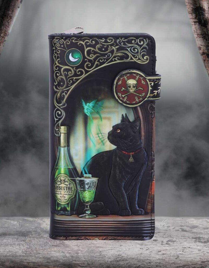 Lisa Parker Absinthe Embossed Purse (LP) 18.5cm