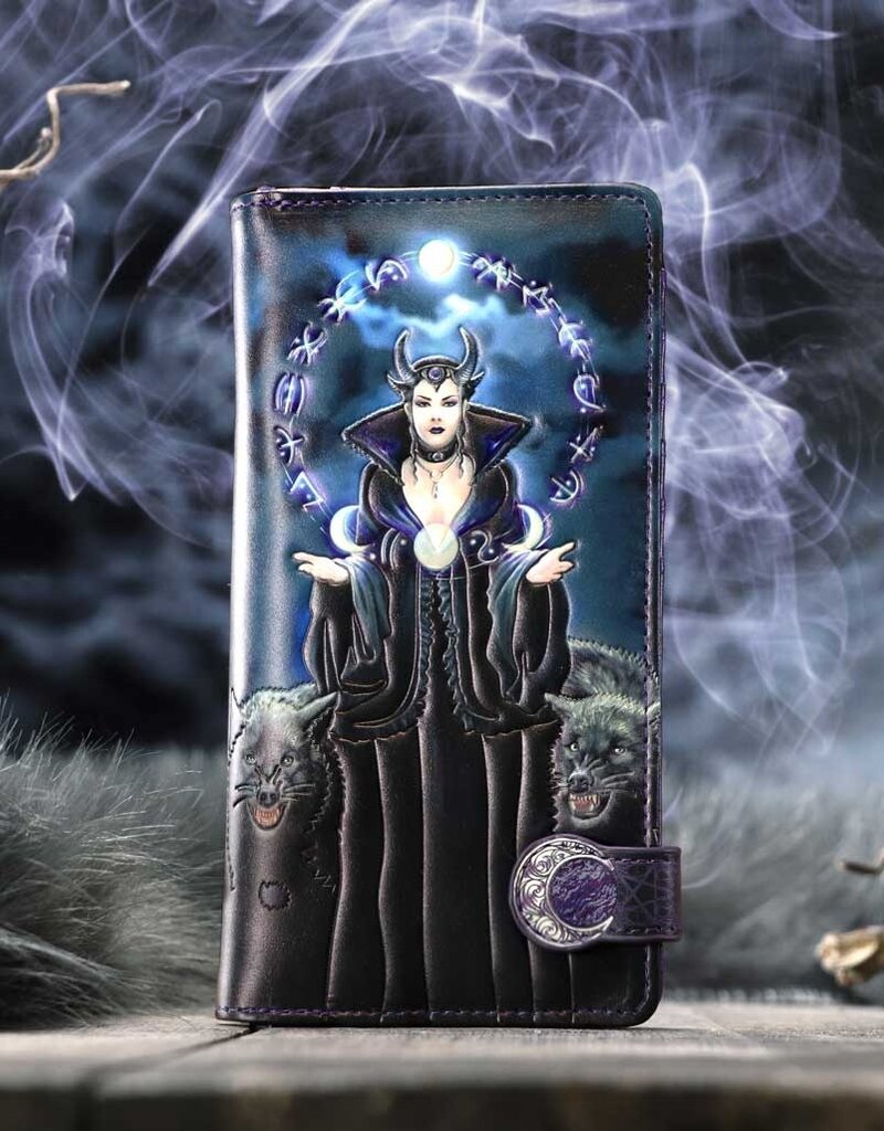 Nemesis Now Moon Witch Embossed Purse (AS) 18.5cm