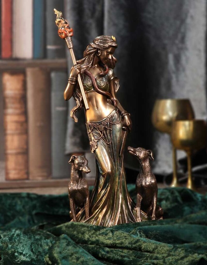 Nemesis Now Hecate Moon Goddess 34 cm - Bronze (*A1)