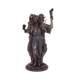 Veronese Design Hecate Triple Goddess of Magic - 21 cm - Bronze (D2)