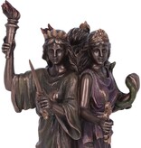 Veronese Design Hecate Triple Goddess of Magic - 21 cm - Bronze (D2)