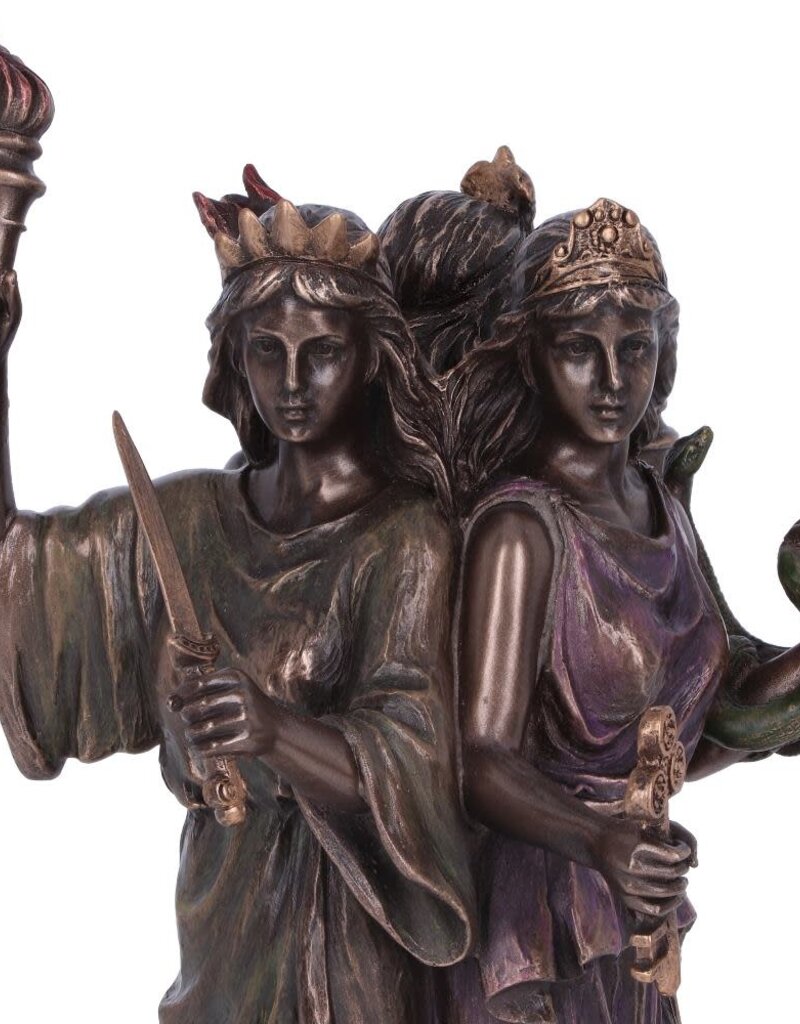 Veronese Design Hecate Triple Goddess of Magic - 21 cm - Bronze (D2)