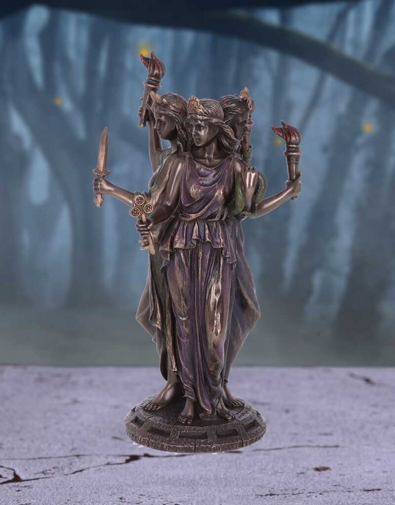 Veronese Design Hecate Triple Goddess of Magic - 21 cm - Bronze (D2)