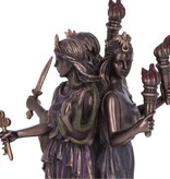 Veronese Design Hecate Triple Goddess of Magic - 21 cm - Bronze (D2)