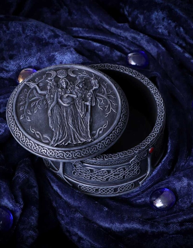 Veronese Design Triple Goddess Box - 9.5 cm (D2)