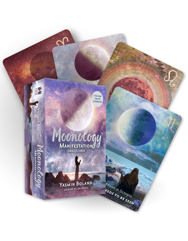 Moonology Manifestation Oracle: A 48-Card Moon Astrology Oracle Deck and Guidebook