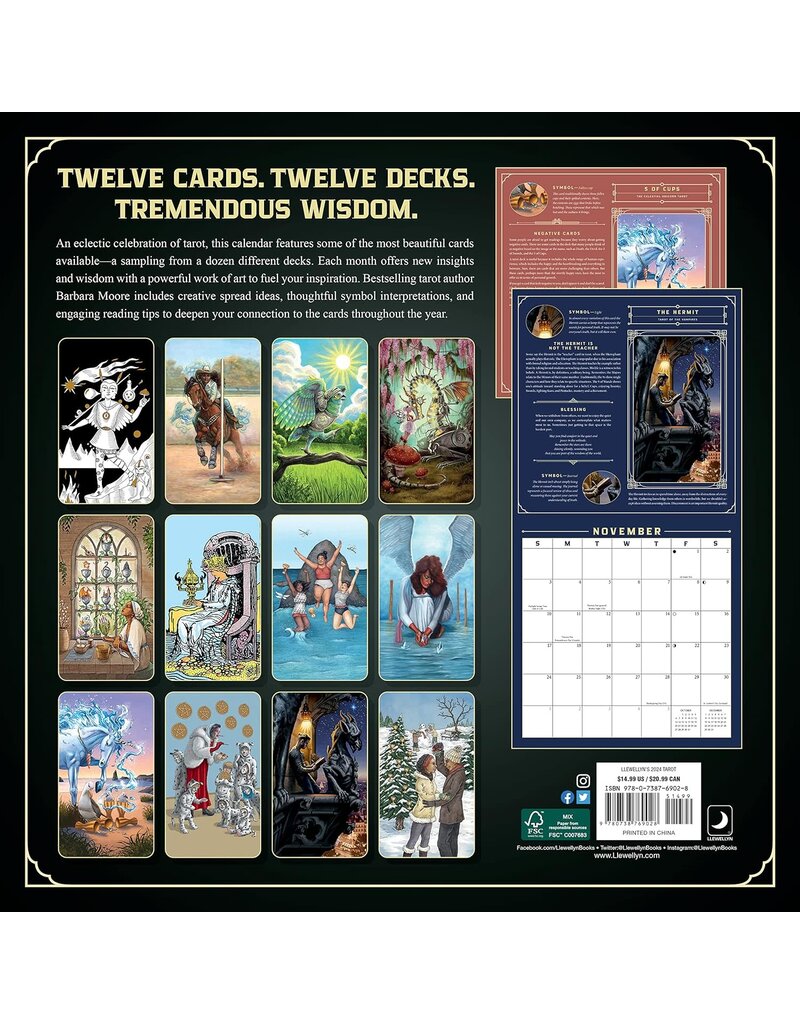 Llewellyn’s 2024 Tarot Calendar