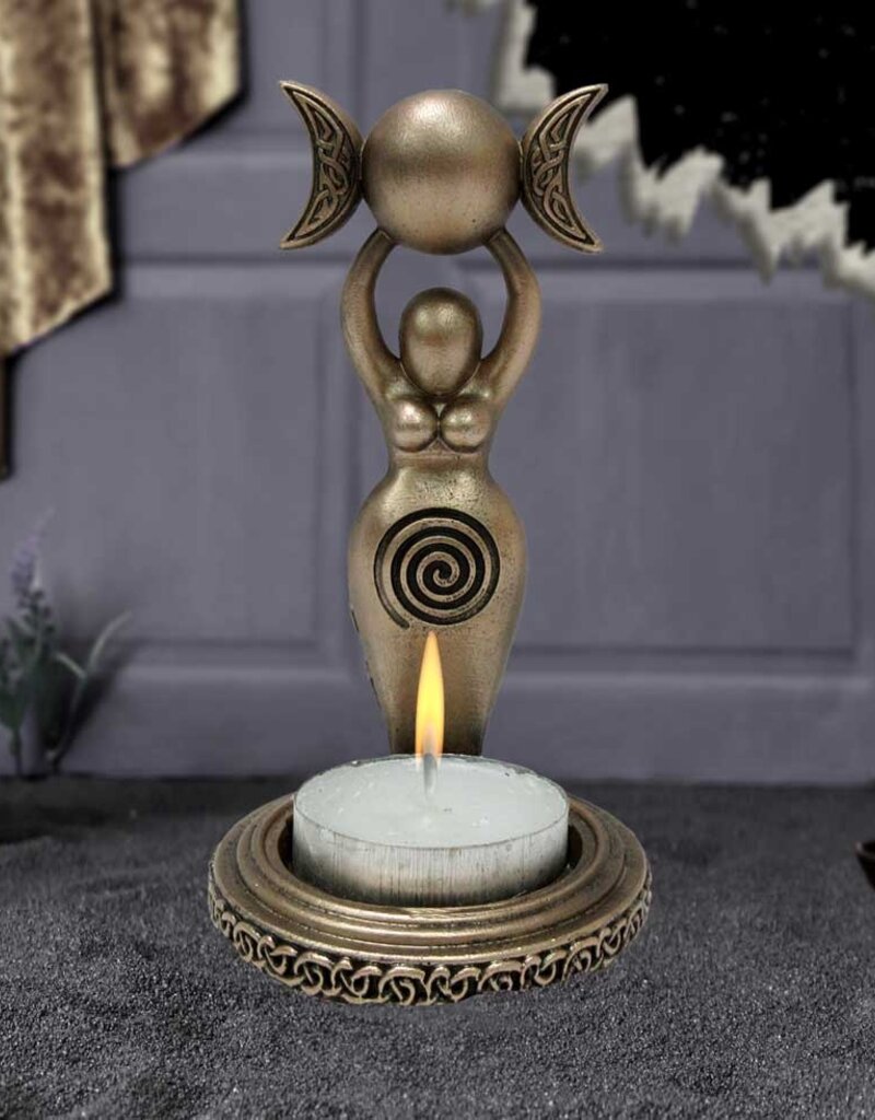 Nemesis Now Spiral Goddess Tea Light Holder 12cm