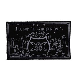 Nemesis Now I'll Pop the Cauldron on Doormat 45 x 75cm