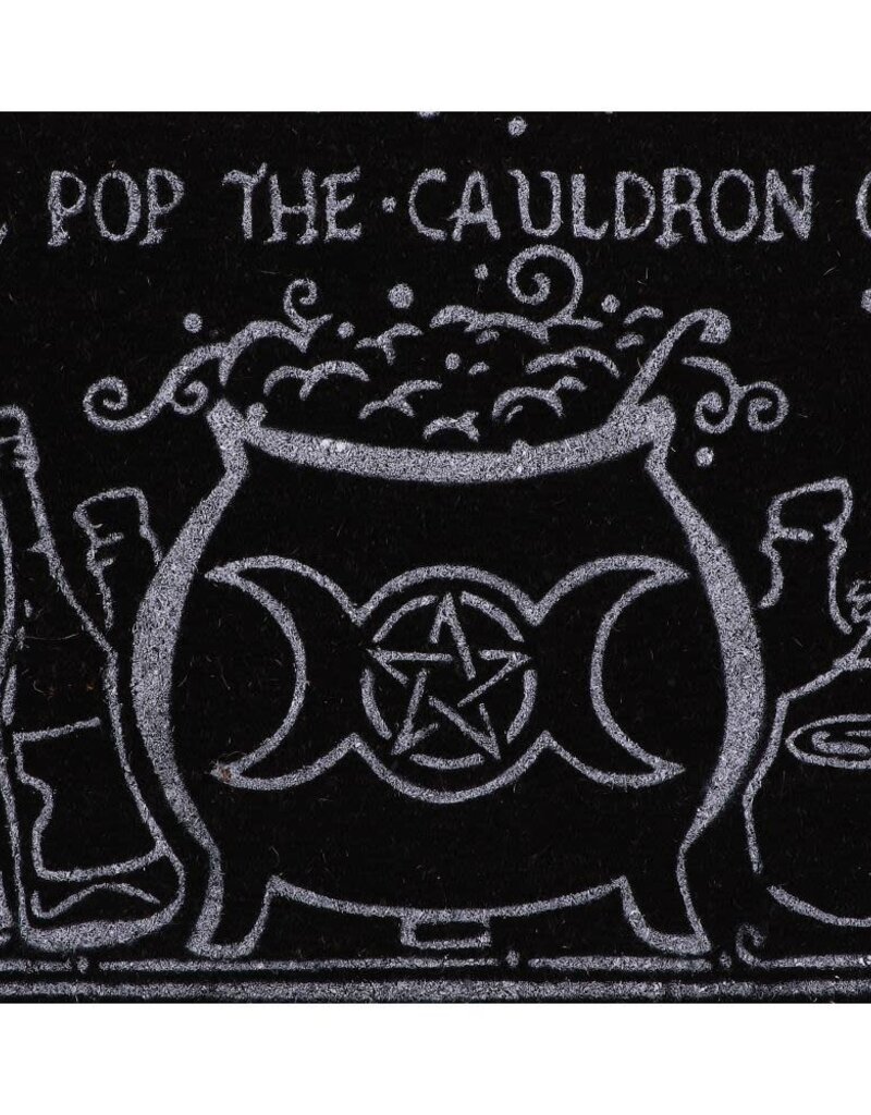 Nemesis Now I'll Pop the Cauldron on Doormat 45 x 75cm