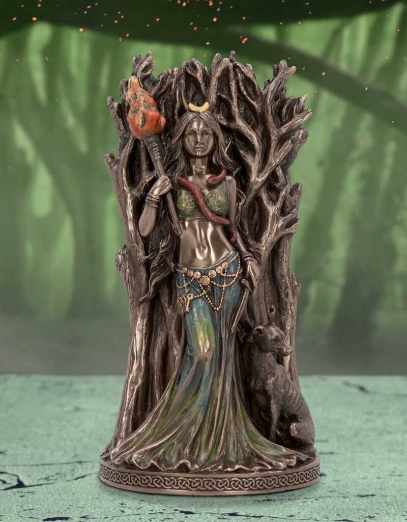 Veronese Design Hecate Goddess of Magic & Witchcraft 21cm - Bronze