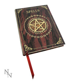 Nemesis Now Embossed Spell Book Red 17cm