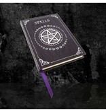 Nemesis Now Embossed Spell Book Purple 17cm