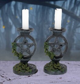 Nemesis Now One Pc. Aged Pentagram Candlestick 13.4cm