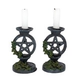 Nemesis Now One Pc. Aged Pentagram Candlestick 13.4cm