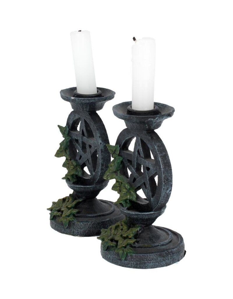 Nemesis Now One Pc. Aged Pentagram Candlestick 13.4cm