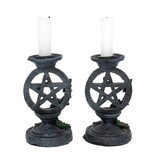 Nemesis Now One Pc. Aged Pentagram Candlestick 13.4cm