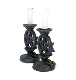 Nemesis Now One Pc. Aged Pentagram Candlestick 13.4cm