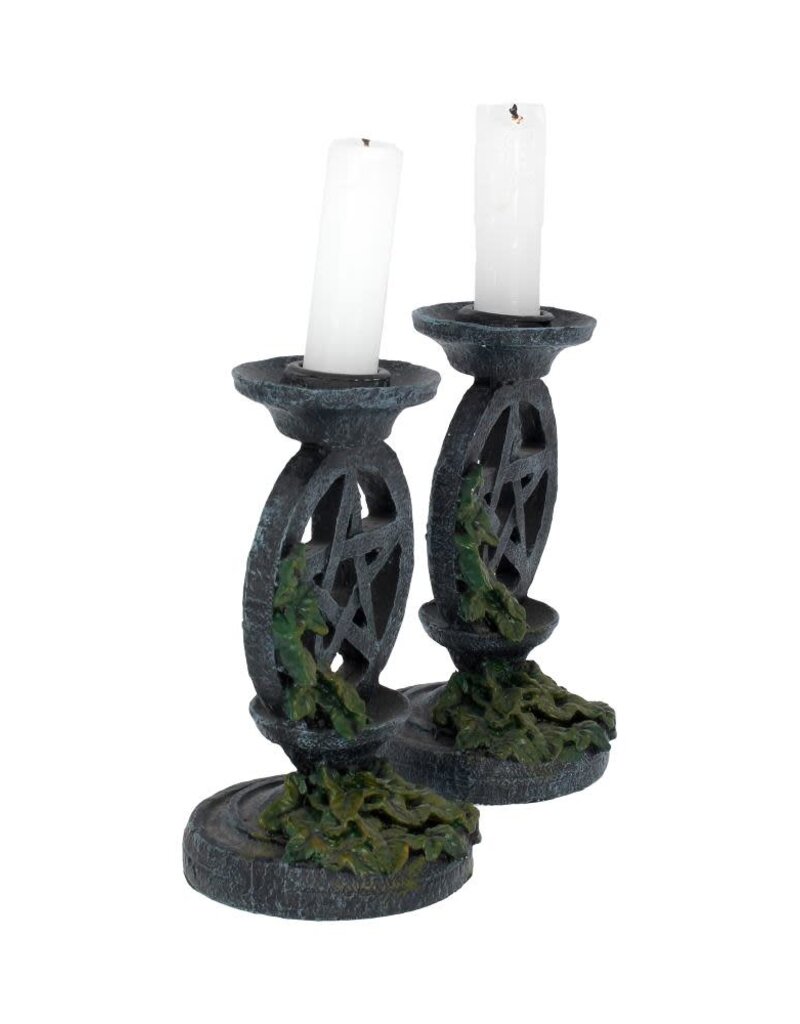 Nemesis Now One Pc. Aged Pentagram Candlestick 13.4cm