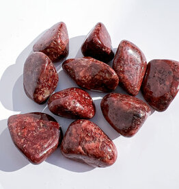 ** Wine Jasper - Medium Gemstone Tumbled