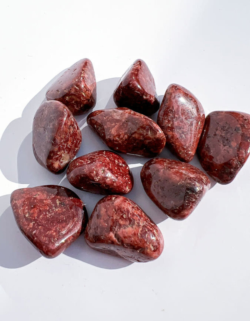 Wine Jasper - Medium Gemstone Tumbled