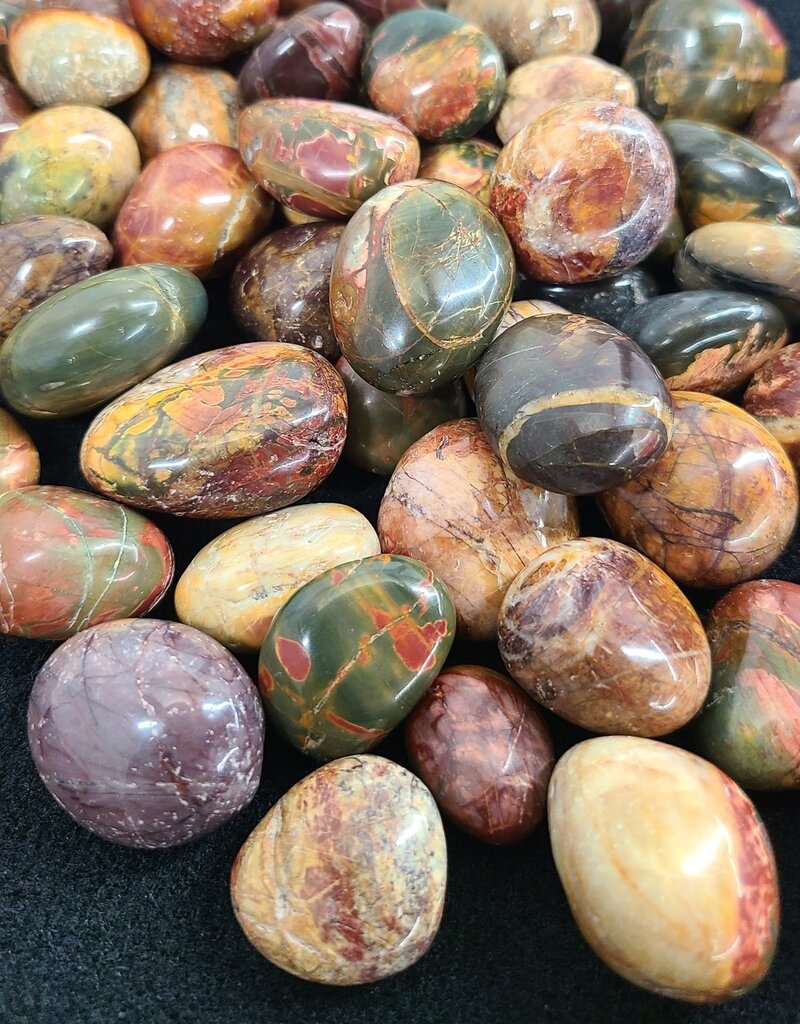 Cherry Creek Jasper - Medium Gemstone Tumbled