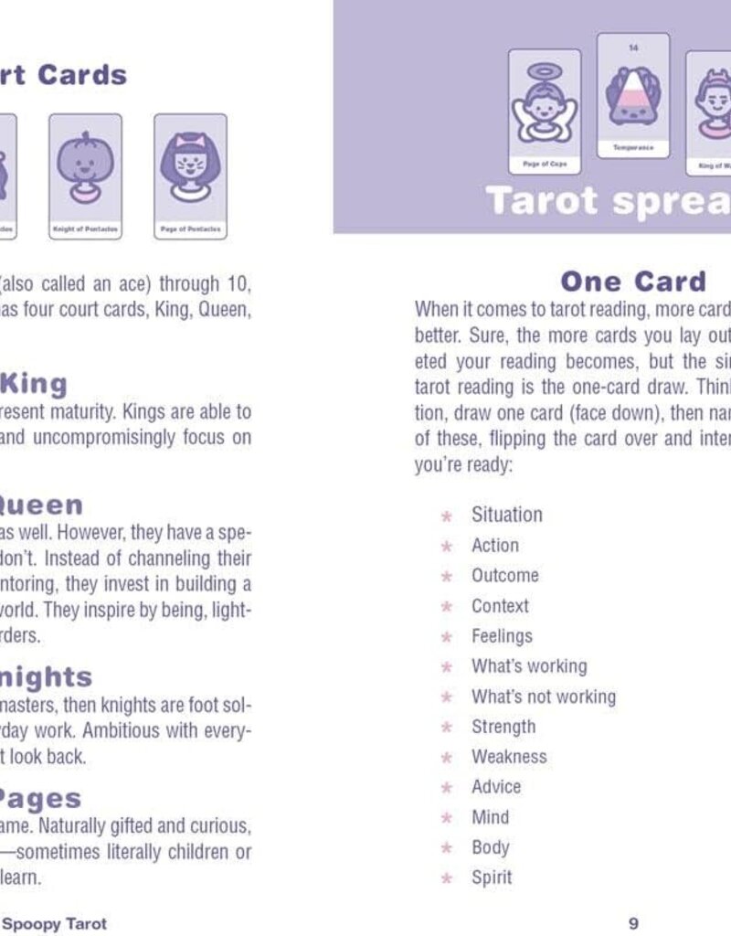 Spoopy Tarot: A 78-Card Deck of Creepy and Cute