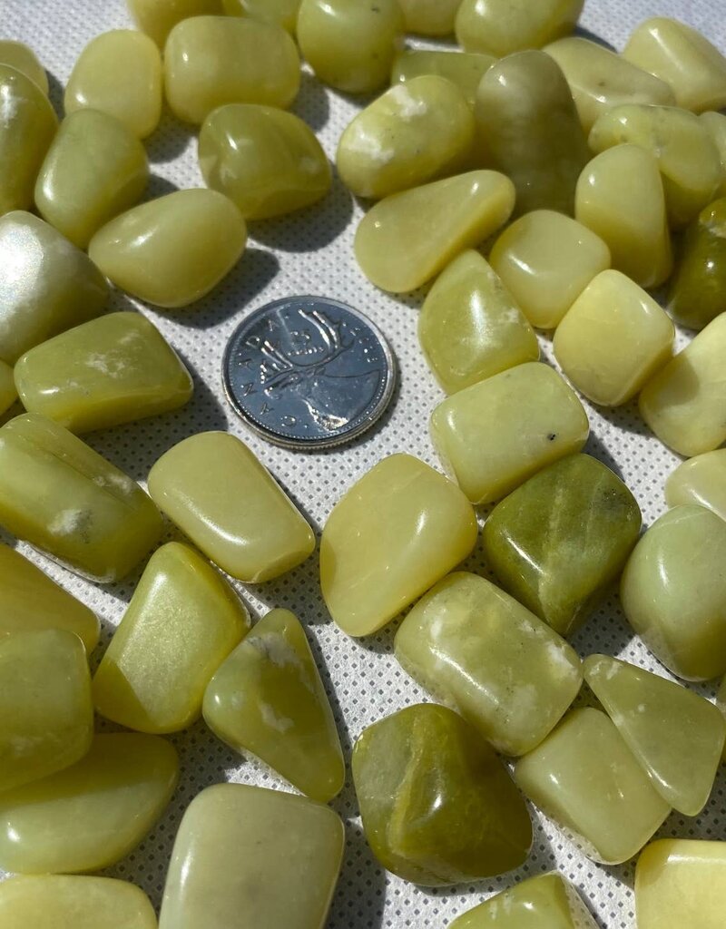 Lemon Jasper - Small Gemstone Tumbled