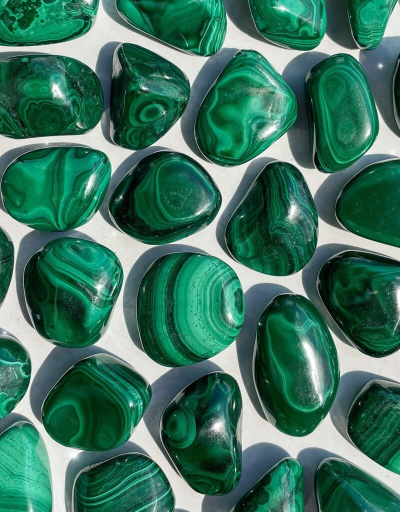 Malachite - Large Gemstone Tumbled