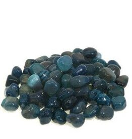 Teal Agate - Medium Gemstone Tumbled