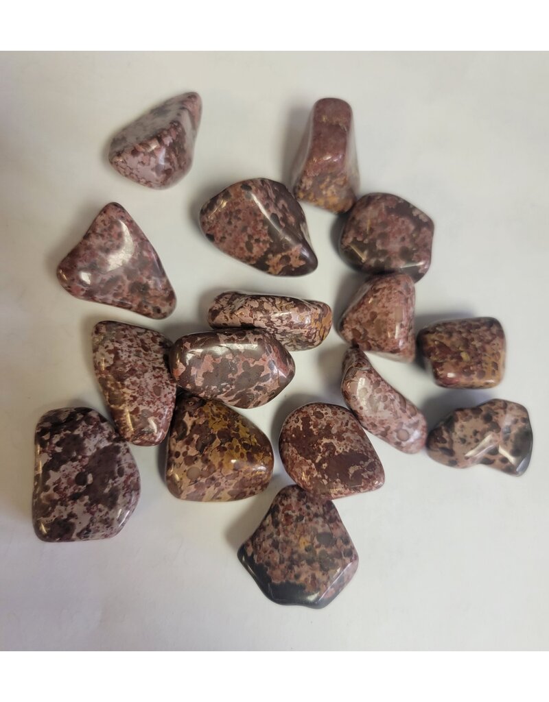 ** Tiger Jasper - Med Gemstone Tumbled