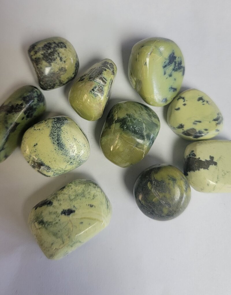 Green Serpentine - Medium Gemstone Tumbled