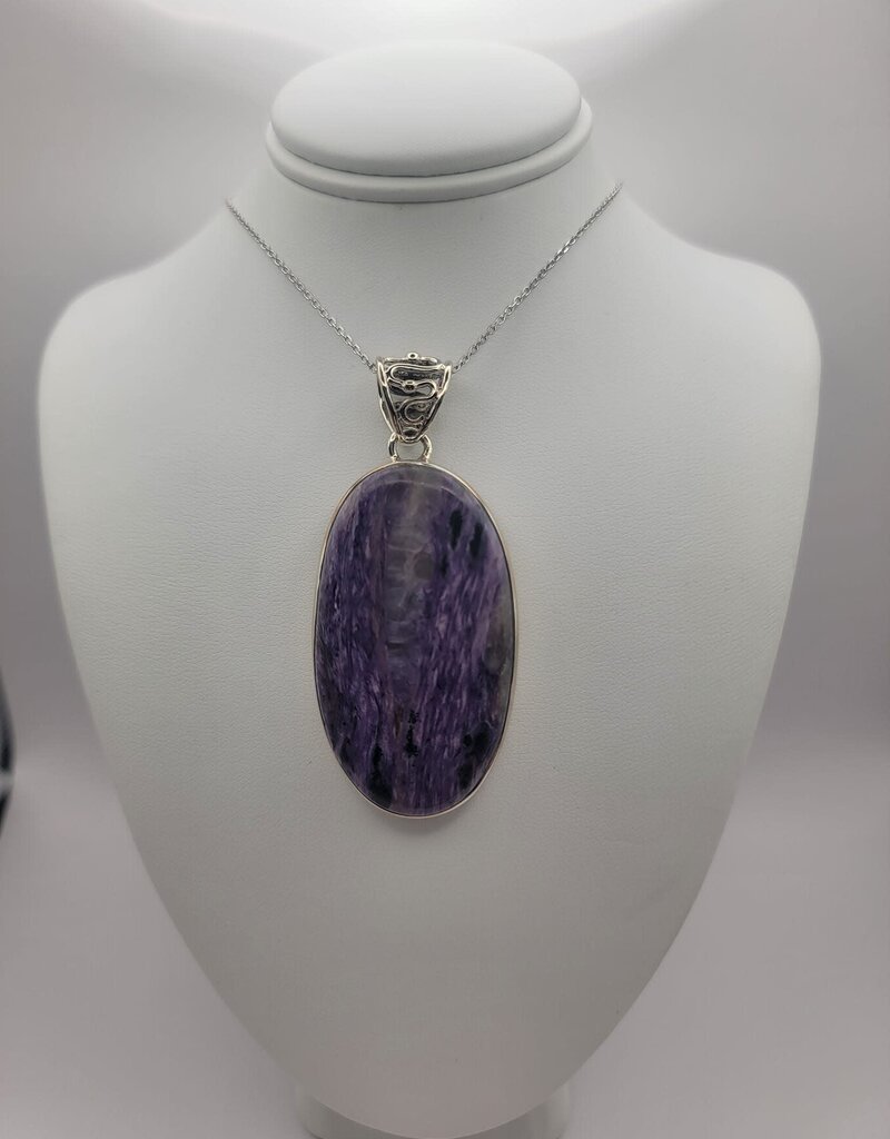 Charolite Pendant #3 - Gemstone