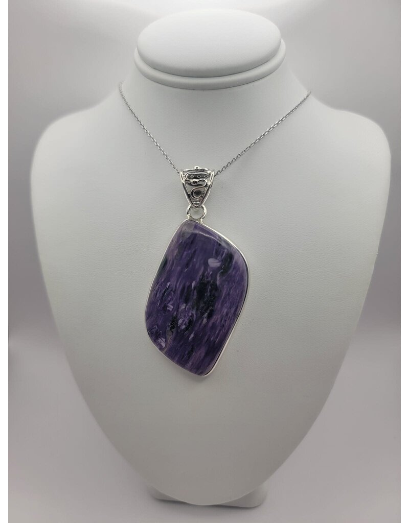 Charolite Pendant #4 - Gemstone